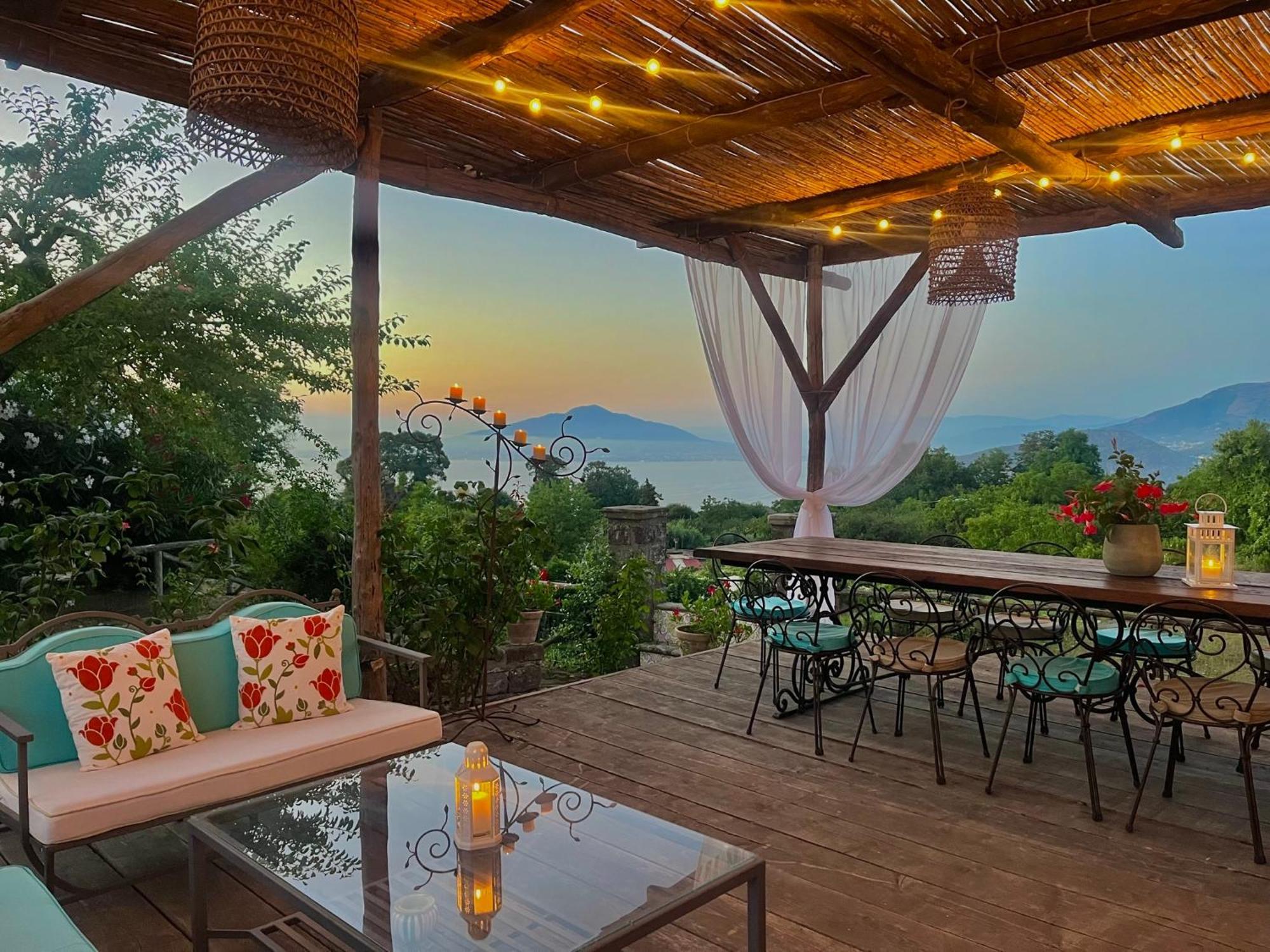 La Dimora 3: Comfort, Garden And Pool Massa Lubrense Exterior photo